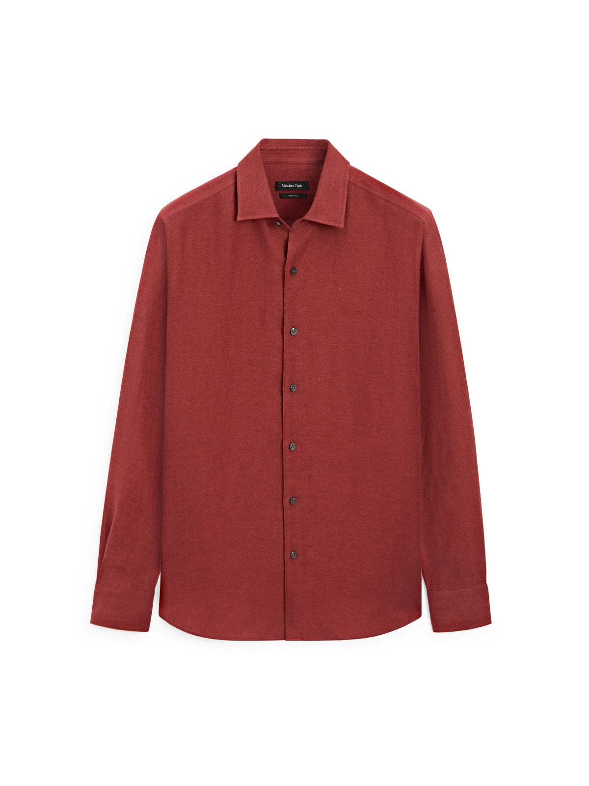 Red Linen Shirt